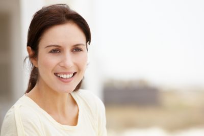 Portrait woman outdoors